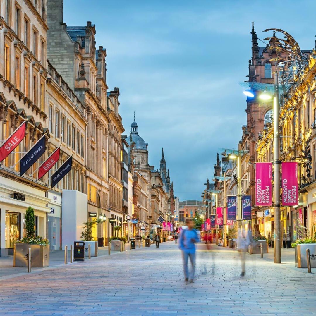 Cosy 1 Bed With Parking In City Centre Appartement Glasgow Buitenkant foto